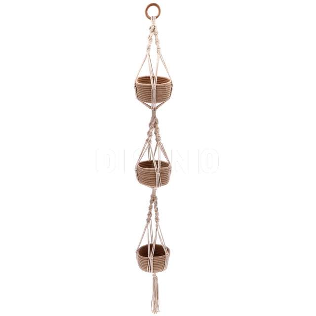 Fioriera + 3 vasi cotone app. dm.15x140h - Principale