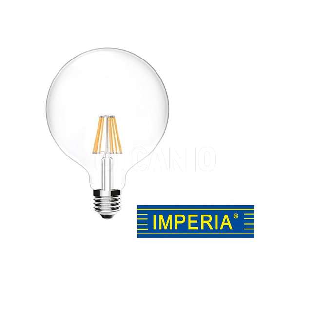 Imperia led maxisfera e27 w008 230v . 2700k 15000h filament imp - Principale