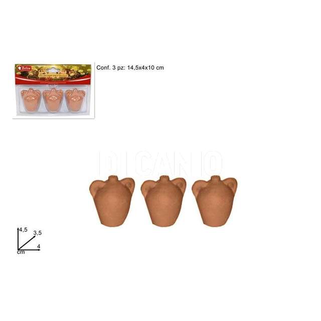 Giarla 3 pz. terracotta - Principale