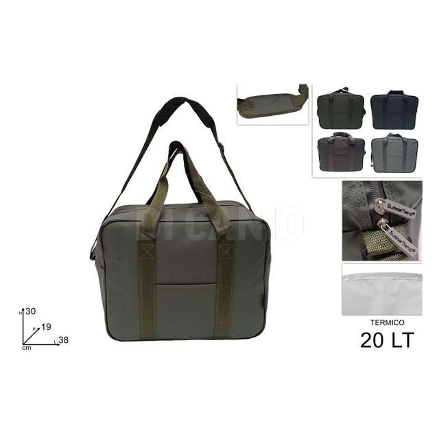 Borsa frigo 20lt in tessuto tecnico con taschino 4 colori - Principale