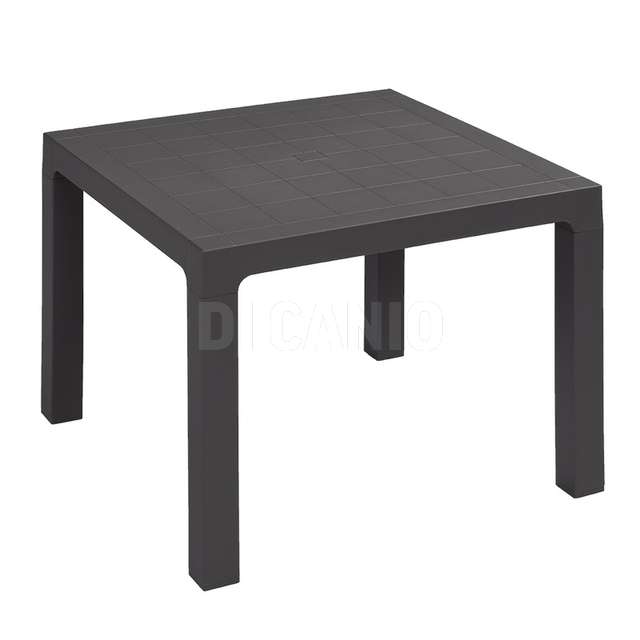 Tavolo polipropilene ares 90x90x74h ant racite - Principale