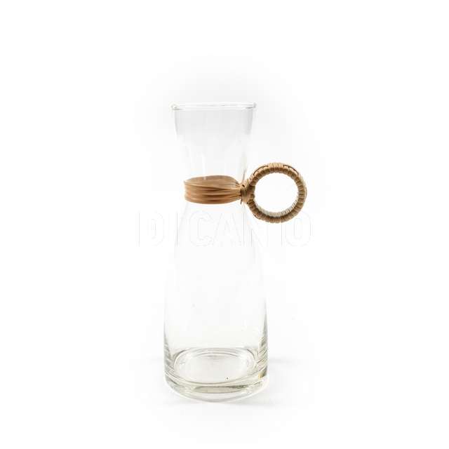 Caraffa vino in vetro con manico lt.1 - Principale