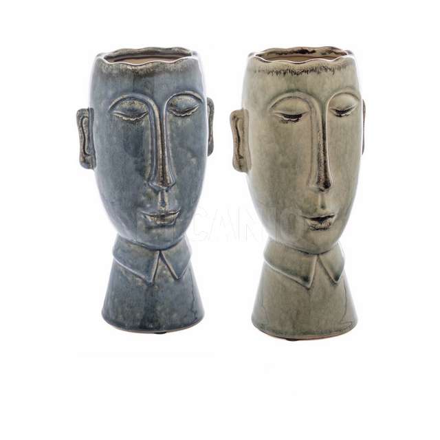 Vaso felton m.viso 2 assortiti13x10xh25 - Principale
