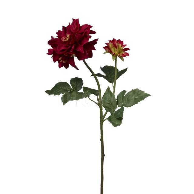 Ramo dalia x 2 cm.60 red - Principale