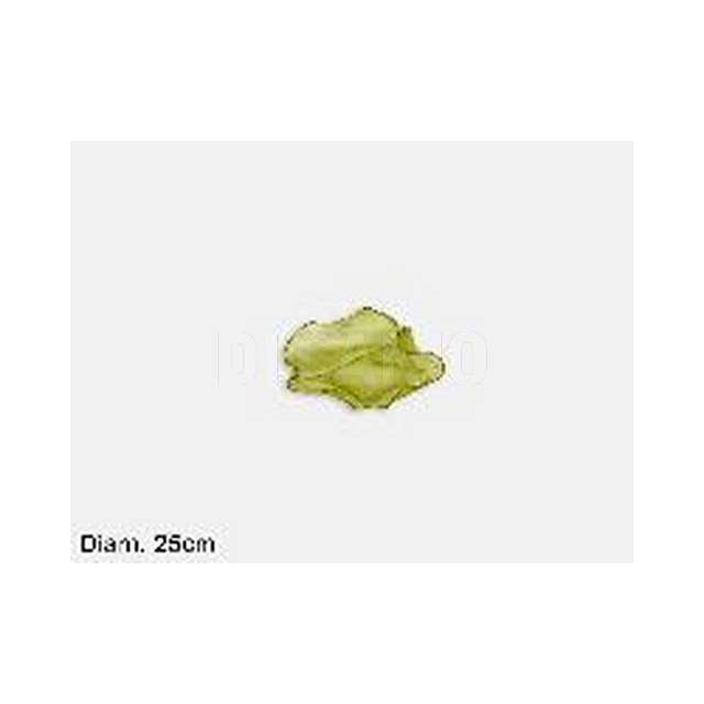 Fazzolettino organza tondo diam25 gial_ver.(12_240) due esse - Principale