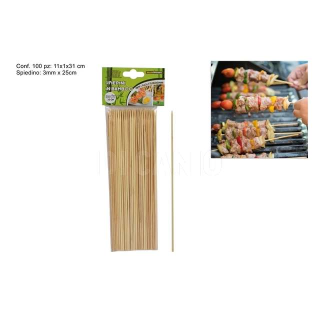 Spiedini bambu 100pz 25cm - Principale