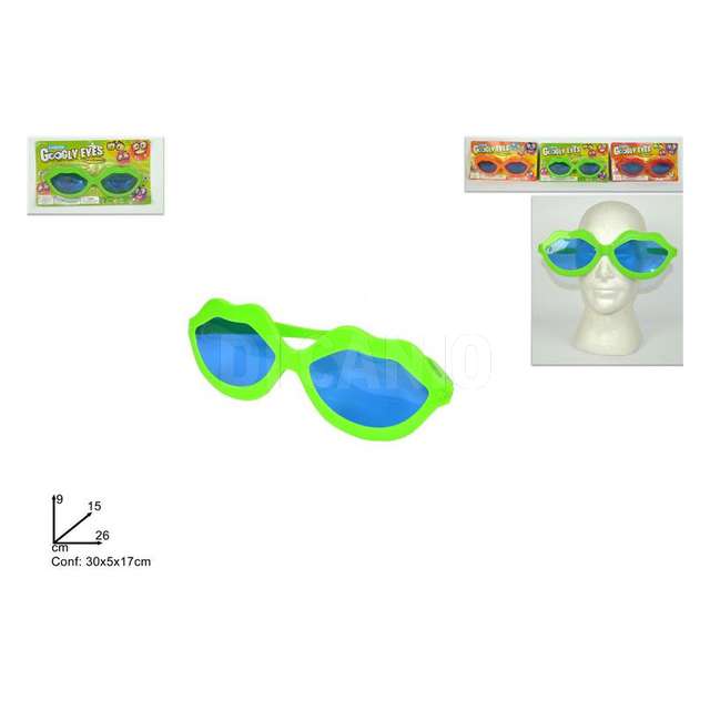 Occhiali giganti colori assortiti - Principale