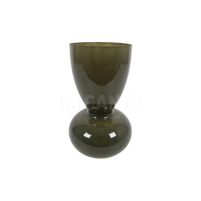 Vaso jamiro l verde 38 cm vetro - Principale
