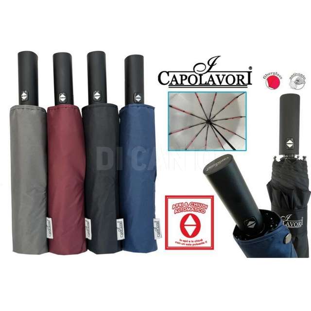 Ombrello apri e chiudi extra large fusto special 10 stecchje renato balestra - Principale