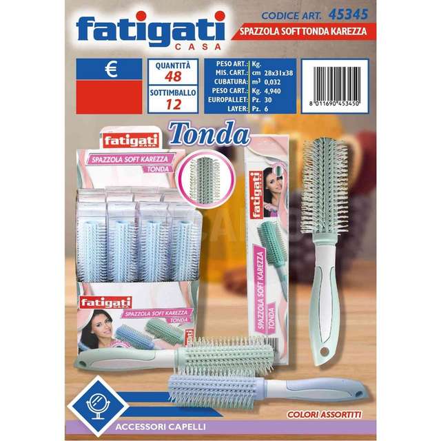 Spazzola soft tonda karezza - Principale