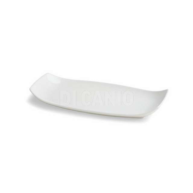 Piatto pagoda cm.33x18x4 tendence bianca tognana - Principale