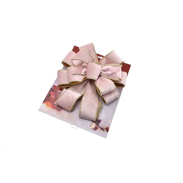 Coccarda puntale 28x78cm rosa - Principale