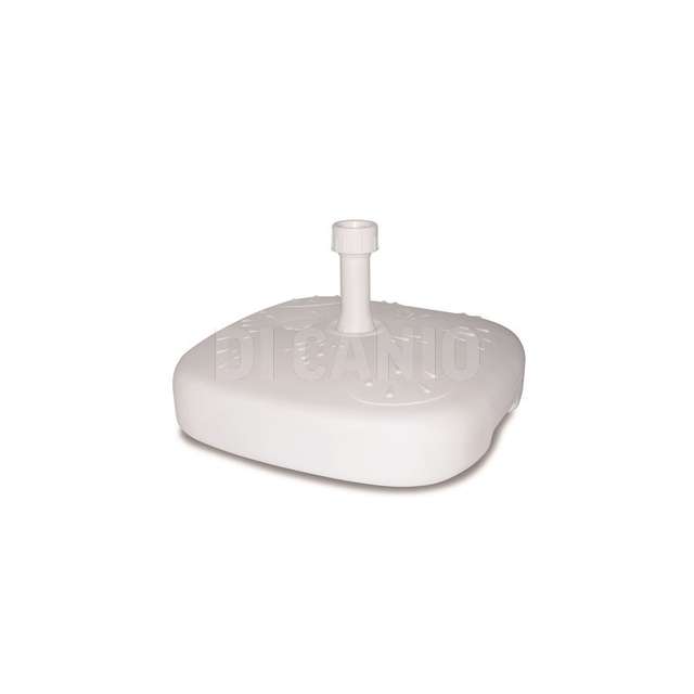 Base ombrellone plastica quadrata18 lt bianca - Principale