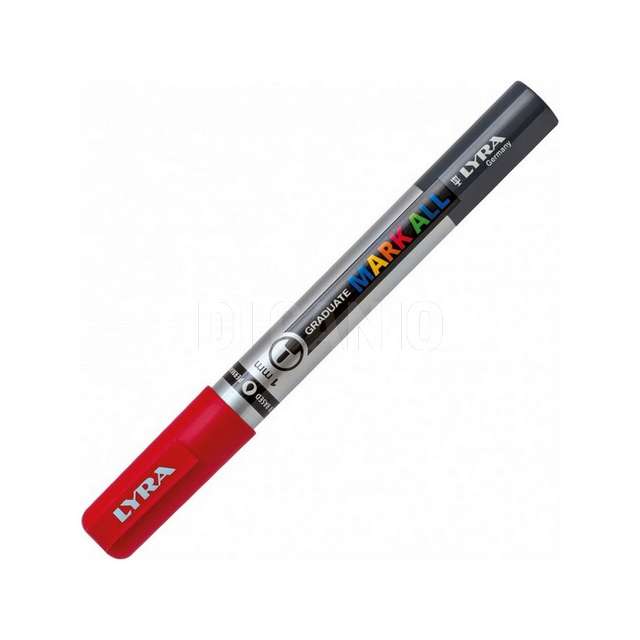 Marcatore permanente lyra 1 mm rosso - Principale