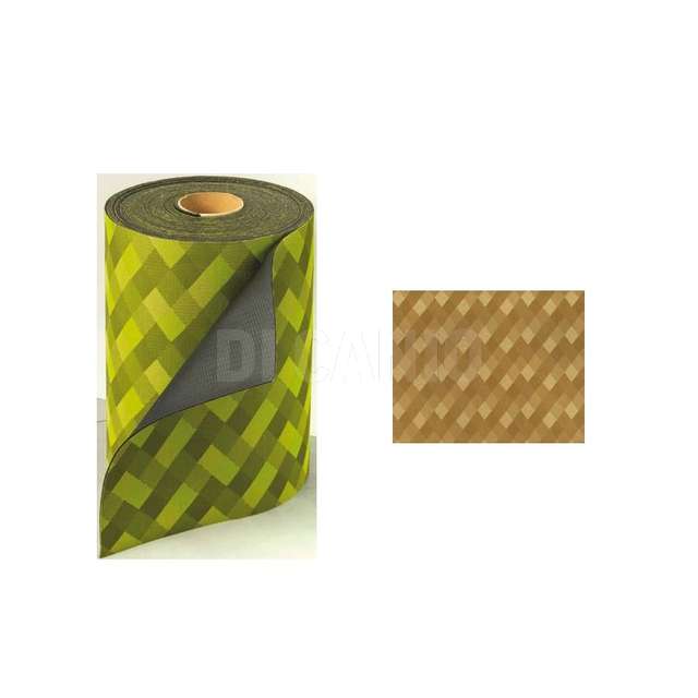 Rotolo liberty 0.50x30mt geometrico beige olivo - Principale