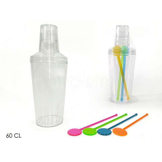 Shaker 60 cl con 4 cucchiaini - Principale