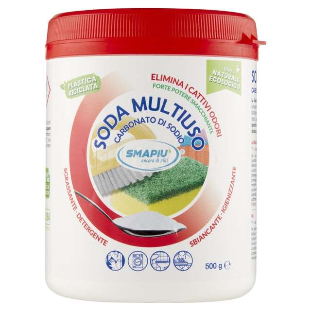Smapiu soda multiuso carbonato di sodiopolvere 500gr - Principale
