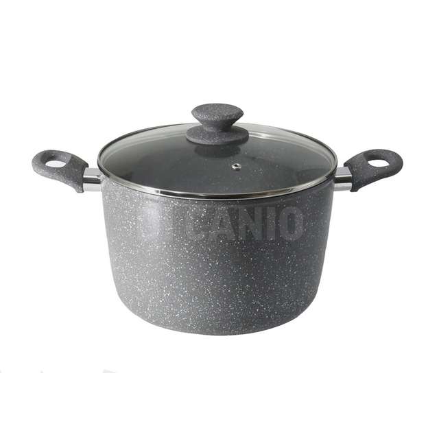 Pentola astra cm. 20 per induzione con coperchio in vetro - Principale