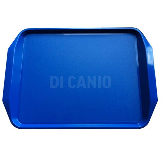Vassoio ppl blu con maniglie cm.44x31 per uso alimentare - Principale