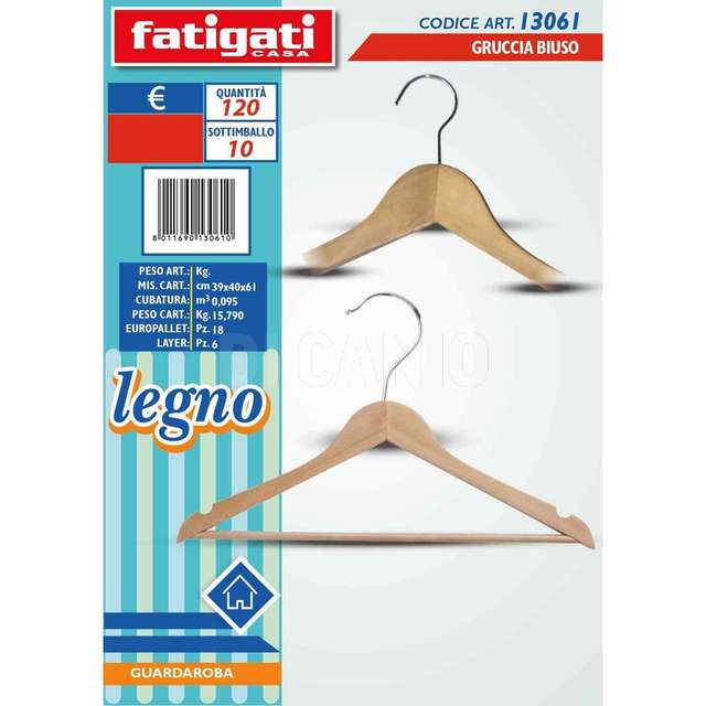 Gruccia legno biuso - Principale