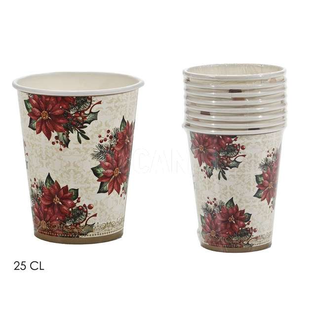 Set 6 bicchieri natale. 25cl - Principale