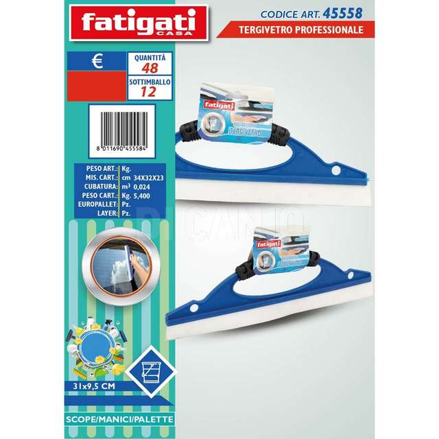 Tergivetro professionale 31x9,5cm - Principale