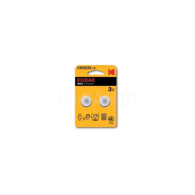 Pile max lithium 3v cr2025 2pz kodak - Principale