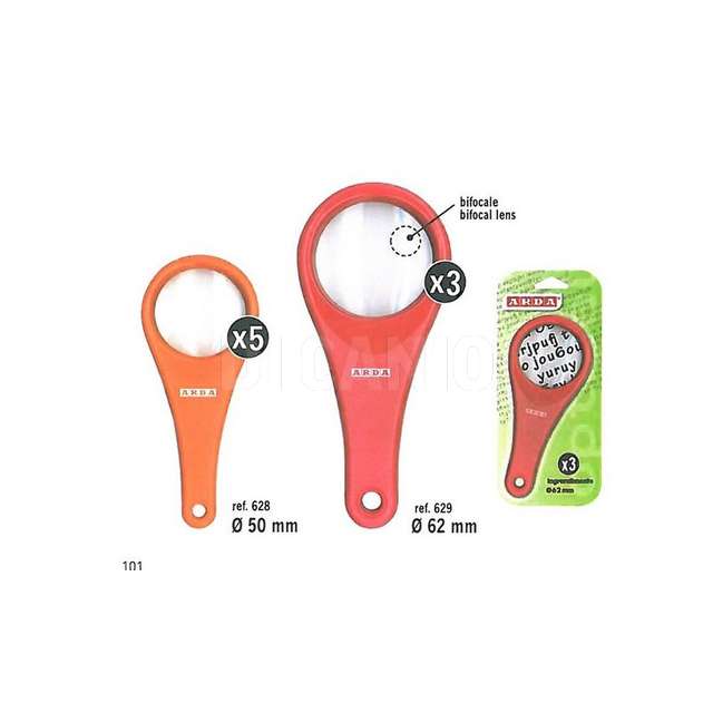 Lente d ingrandimento grande dm.62mm arda - Principale