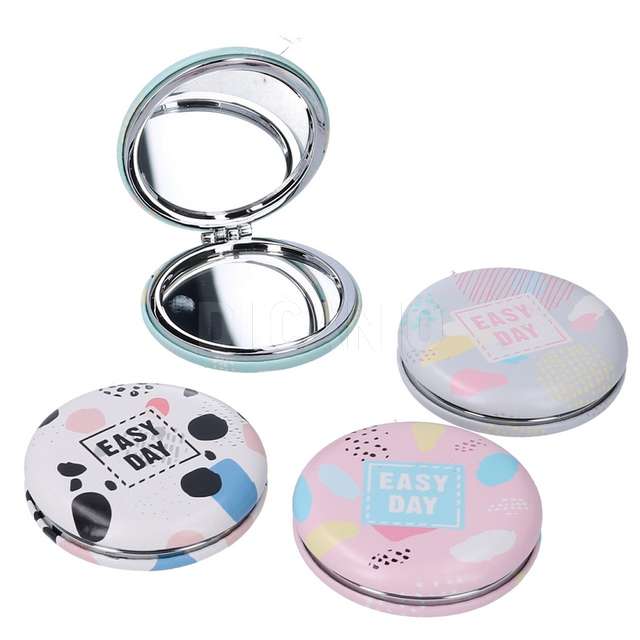 Specchio borsetta ecopelle easy day assoritito cm..7,2x1 - Principale