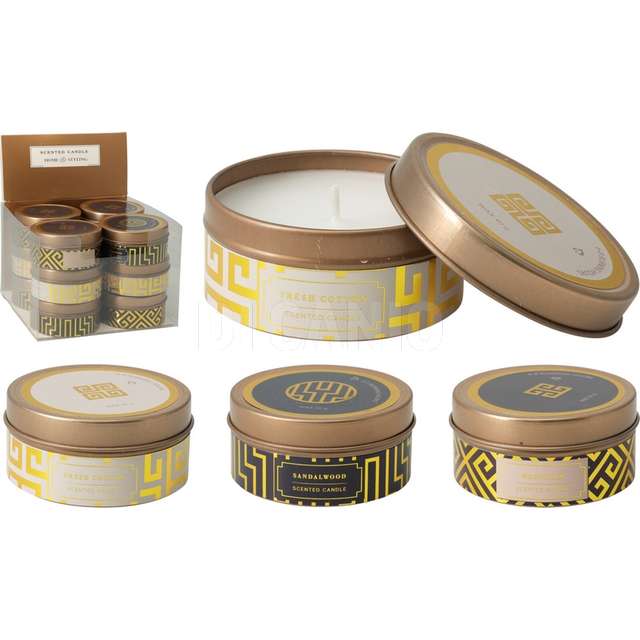 Box latta c/candela 6x3cm 3ass - Principale