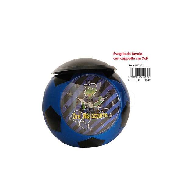 Orologio tavolo cappello neroazzurri 07x09 (40) lar - Principale