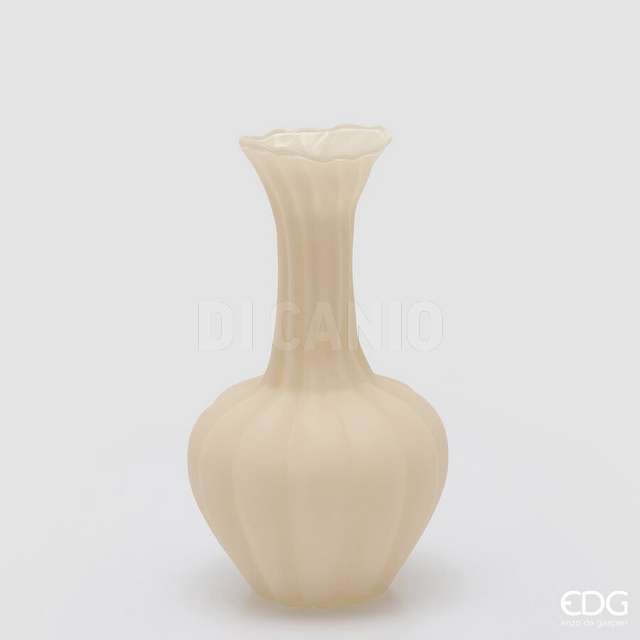 Vaso flow sinuoso h.31 d.17 ivory edg - Principale