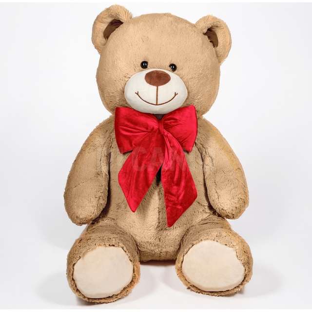 Peluche beije fiocco rosso cm.95/130 - Principale