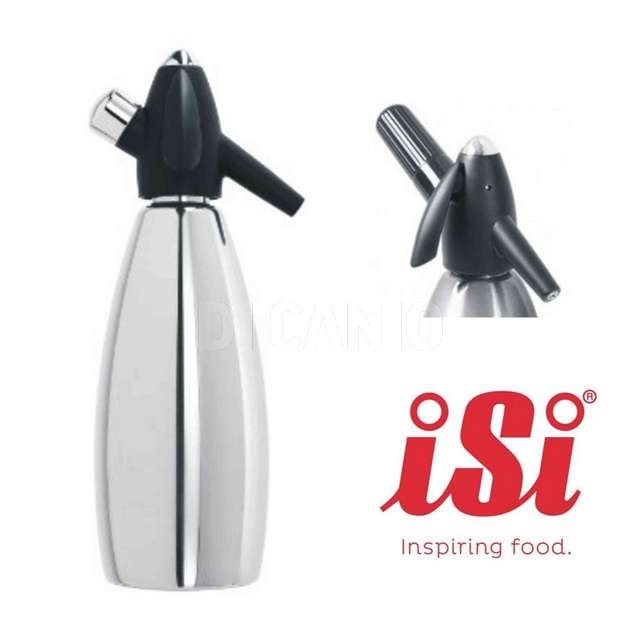 Sifone isi seltz acciaio lt.1 - Principale