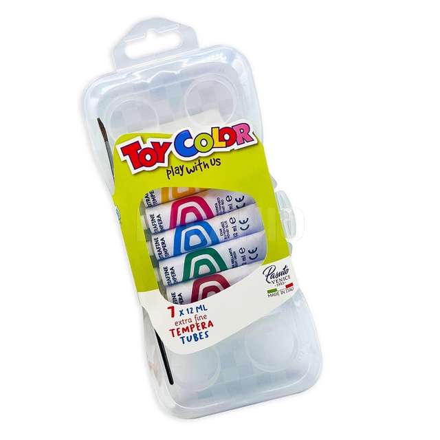 Confezione 7 tubetti 12 ml poster tempera superlavabile - Principale