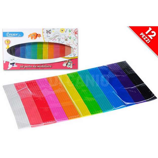 Set pasta da modellare 12 colori g.hill 725337 - Principale