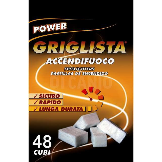 Accendifuoco tavolette power 48 cubi griglista - Principale