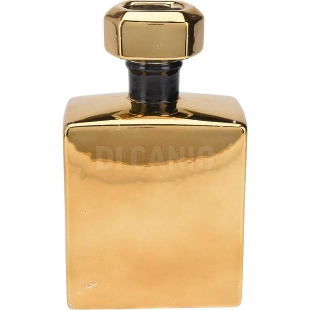 Vaso ceramica 14x24cm oro/nero - Principale