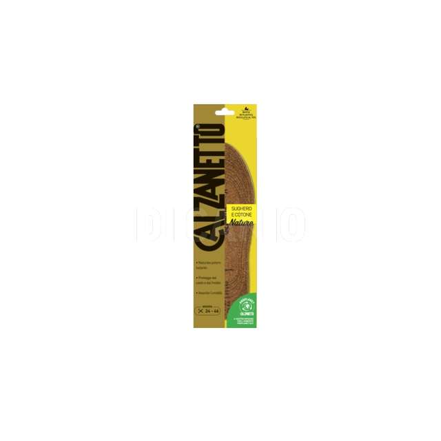 Calzanetto soletta sughero cotone 44n - Principale
