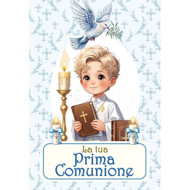 Bigliettino flash card comunione - Principale
