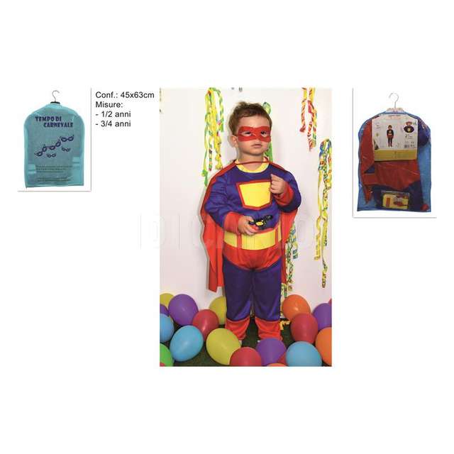 Vestito super eroe 2 misure - Principale