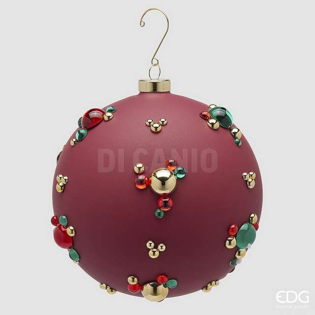 Addobbo palla bolle d.15 red - Principale