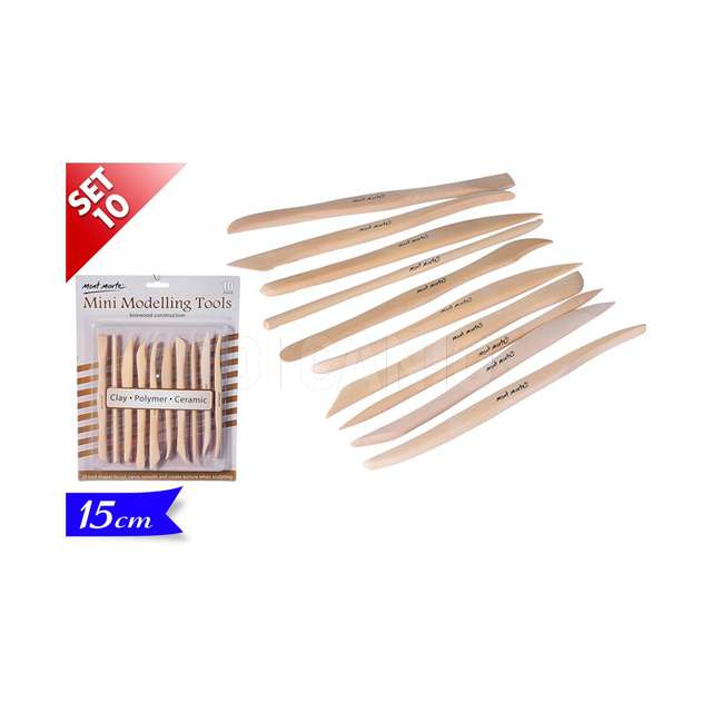 Set 10 utensili legno per modellare g.hill.449326 - Principale
