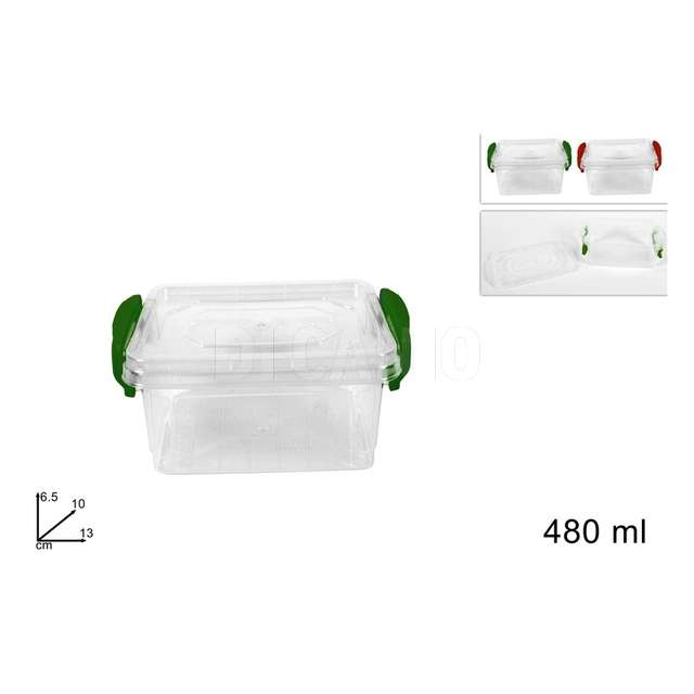 Contenitore rettangolare 480ml col. ass.ssortiti - Principale