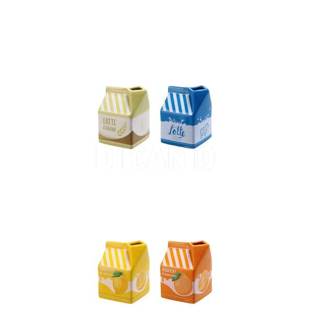 Vaso in ceramica dm.10.5x9x13.5h - Principale