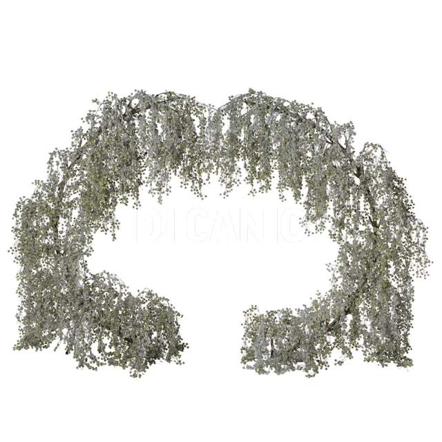 Pino marit.s/2 pezzi arco 2,3 mt c/pigne green snow - Principale