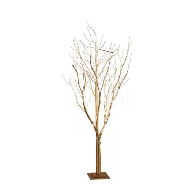 Albero betulla c/720 luci h.210 cm gold - Principale