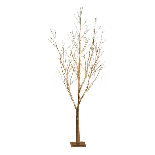 Albero betulla c/950 luci h.270 cm gold - Principale