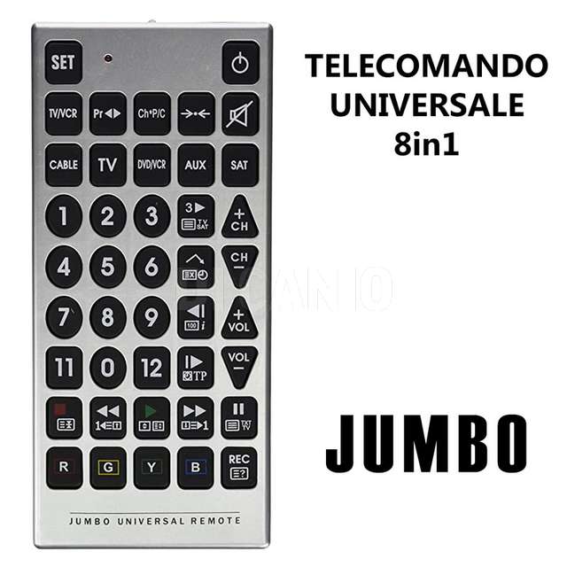 Telecomando universale jumbo max - Principale