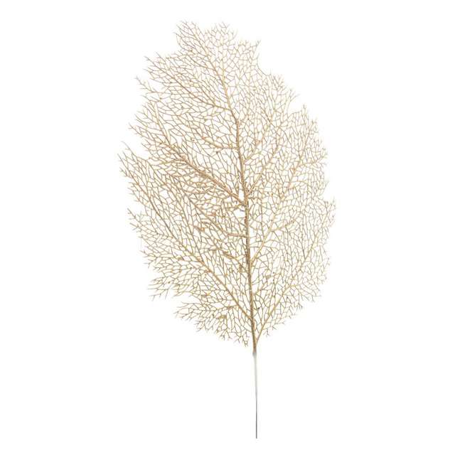 Foglia stephany oro h60cm fil di ferro polietilene 30x60h - Principale